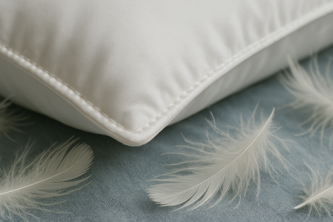 مخدة ريش نعام طبيعي | ٥٠* ٧٠ سم