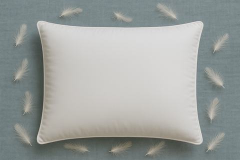 مخدة ريش نعام طبيعي | ٥٠* ٧٠ سم