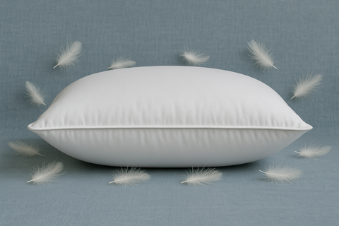 مخدة ريش نعام طبيعي | ٥٠* ٧٠ سم