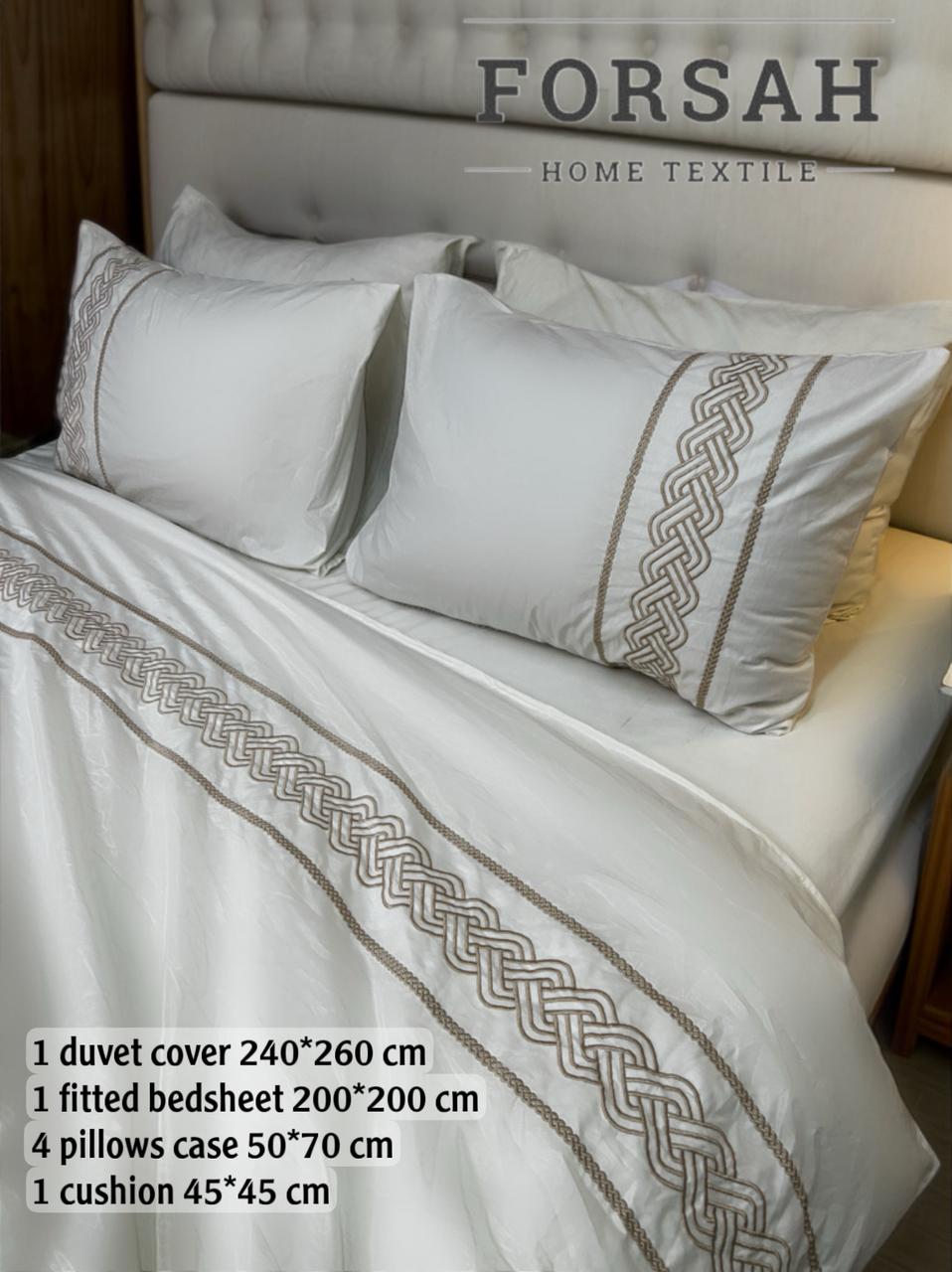 تلبيس لحاف تطريز 7 قطع