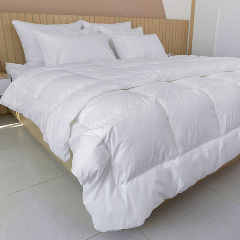 لحاف فندقي مقاس كينج | 2 مخدة فندقية