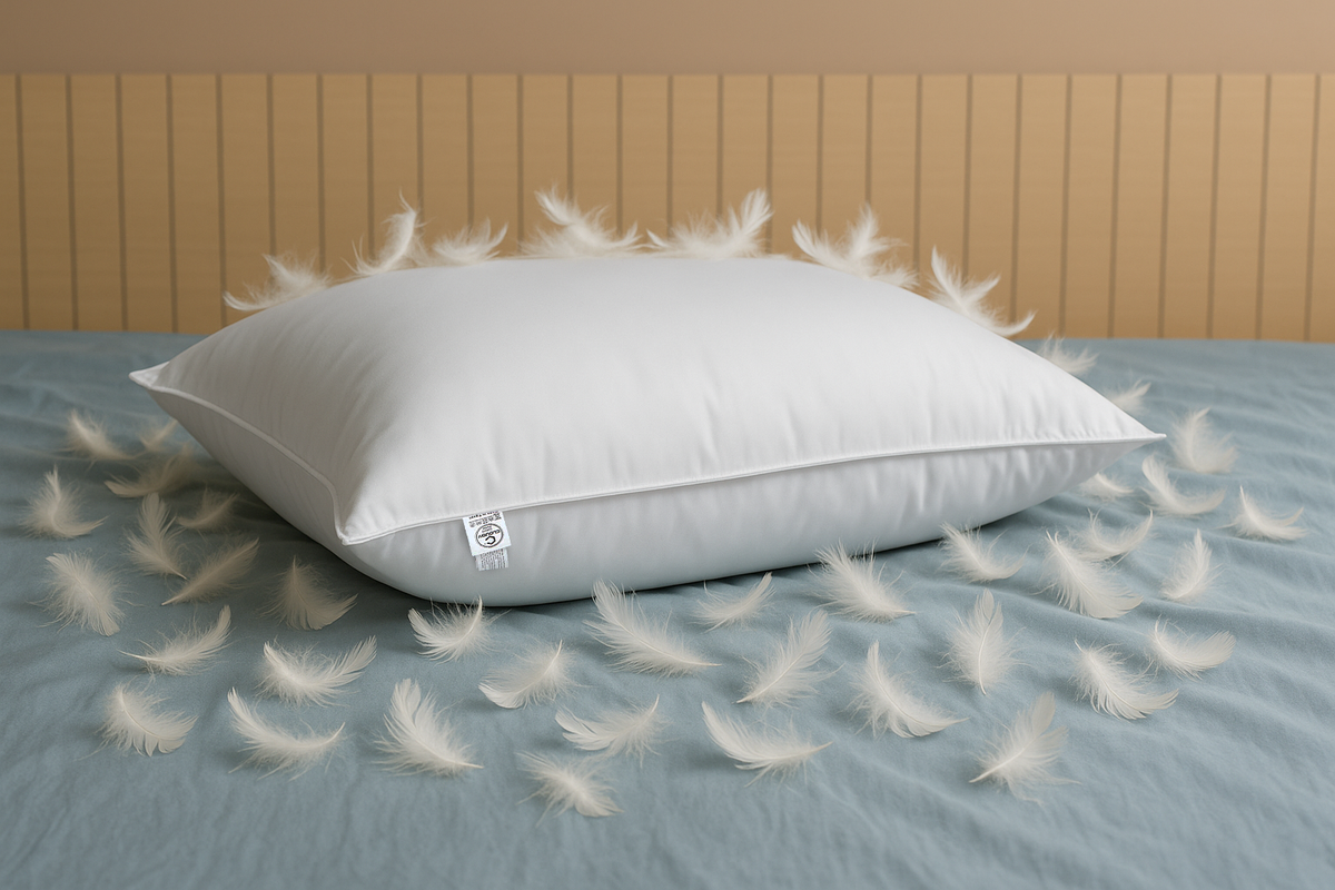 مخدة ريش نعام طبيعي | ٥٠* ٧٠ سم