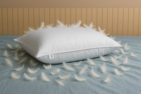 مخدة ريش نعام طبيعي | ٥٠* ٧٠ سم